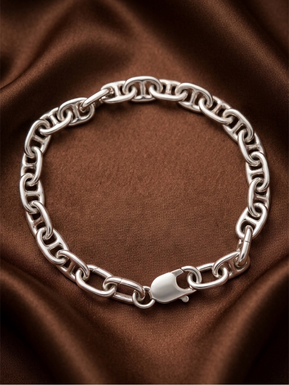 Sterling Silver Mariner Link Bracelet